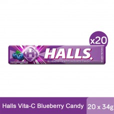 Halls Stick Blueberry Candy (34g x 20)